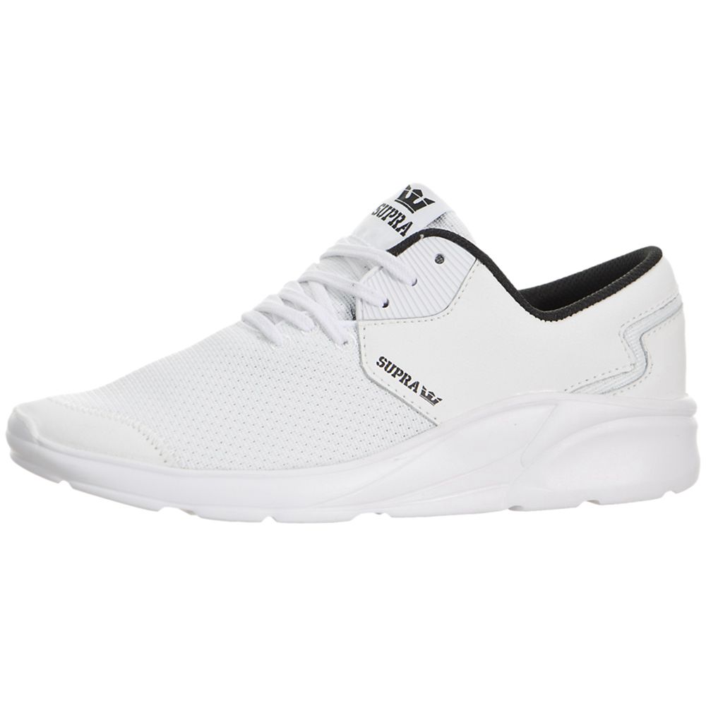 Chaussures Running Supra Noiz Blanche White/White Femme | CID-50202489